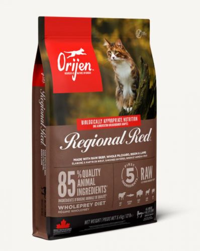 Orijen Regional Red - szárazeledel macskáknak  1.8 kg