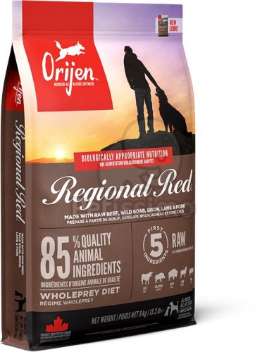 Orijen Regional Red - szárazeledel kutyáknak  6 kg