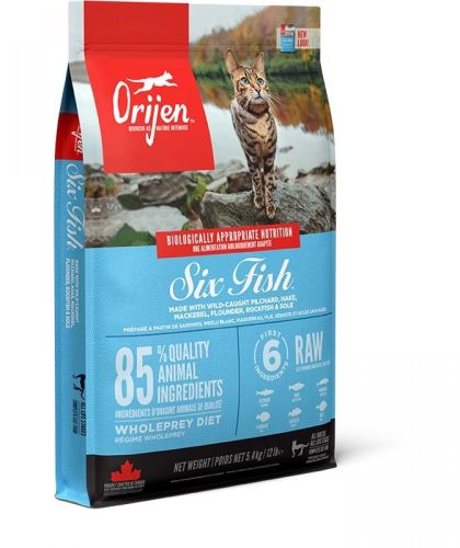 Orijen Six Fish - szárazeledel macskáknak  5.4 kg