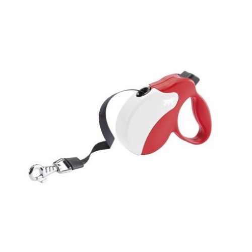 Ferplast Amigo póráz - piros-fehér mini   1 db