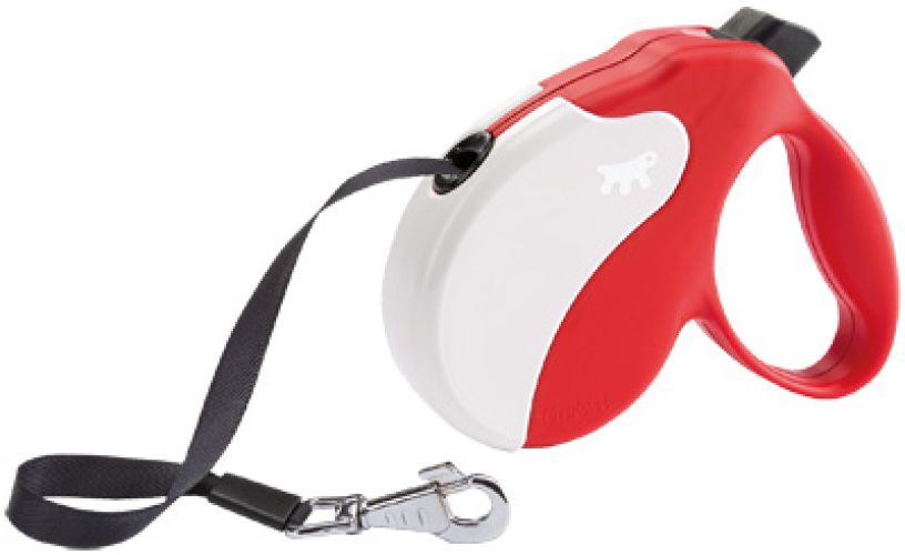Ferplast Amigo póráz - piros-fehér m-es   1 db