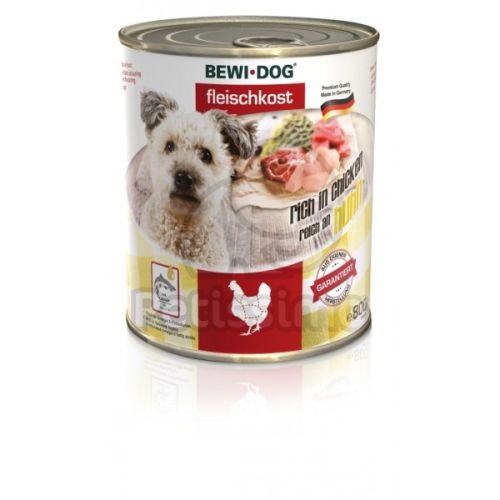 Bewi-Dog konzerv színhús tyúkhúsban gazdag  800 g