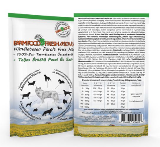 Farm Food Fresh Menu Pacal és Szív  125 g