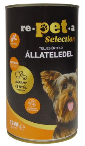 Repeta Selection bárányos és nyulas konzerv kutyáknak bodzával  1240 g