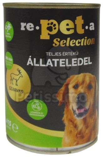 Repeta Selection szarvasos konzerv kutyáknak csipkebogyóval  415 g