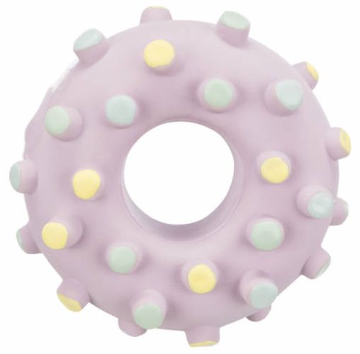 Trixie játék - latex mini tüskés karika Ø 8 cm