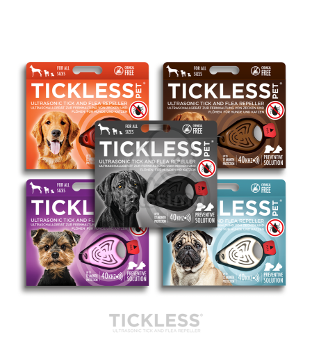 TickLess Pet ultrahangos kullancs- és bolhariasztó fekete   1 db