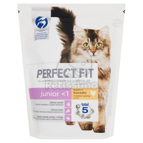 Perfect Fit Junior -1 kölyökmacskaeledel csirkével  750 kg