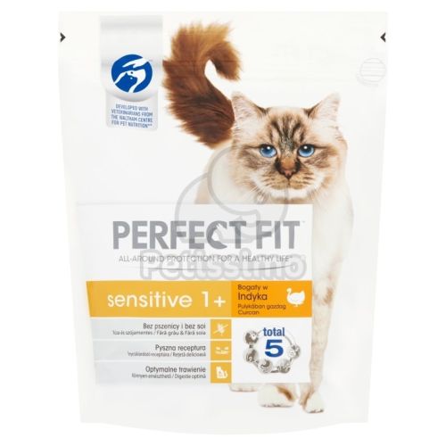 Perfect Fit Sensitive 1+ macskaeledel pulykával  1.4 kg