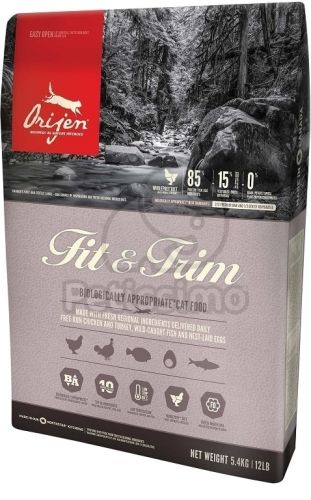 Orijen Fit & Trim - szárazeledel macskáknak  5.4 kg