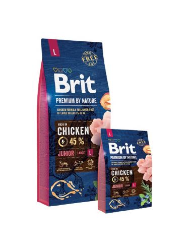 Brit Premium by Nature Junior Large  15 kg