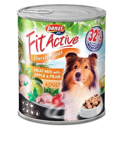 FitActive Meat-Mix konzerv kutyáknak  415 g