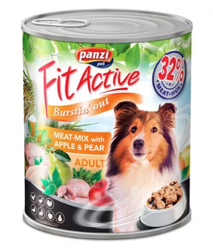 FitActive Meat-Mix konzerv kutyáknak  800 g
