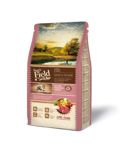 Sam's Field Low Grain Light & Senior Lamb & Rice  2.5 kg