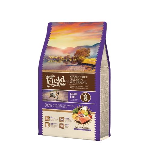 Sam's Field Adult Grain Free Salmon & Herring  13 kg