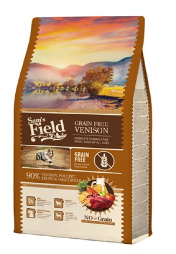 Sam's Field Adult Grain Free Venison  2.5 kg