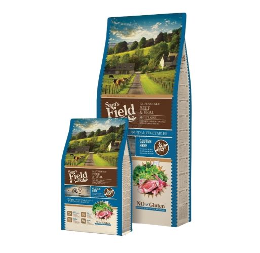 Sam's Field Adult Gluten Free Beef & Veal - Large  13 kg
