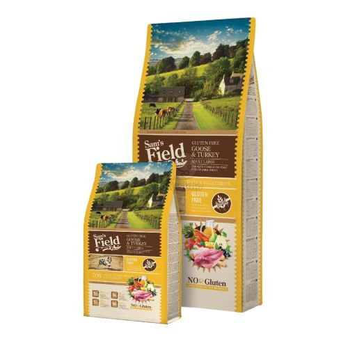 Sam's Field Adult Gluten Free Goose & Turkey - Large  13 kg