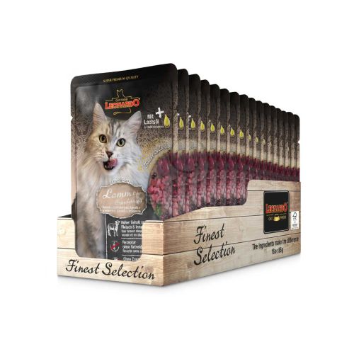 Leonardo Finest Selection bárány és tőzegáfonya  85 g