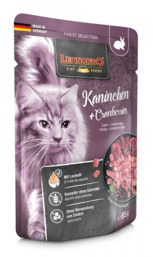 Leonardo Finest Selection nyúlhús és tőzegáfonya  85 g
