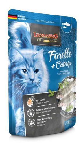 Leonardo Finest Selection pisztráng és macskagyökér  85 g