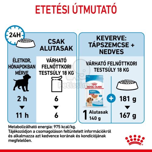 Royal Canin Medium Puppy alutasakos 10 x  140 g