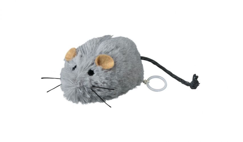 Trixie felhúzható egér  8 cm