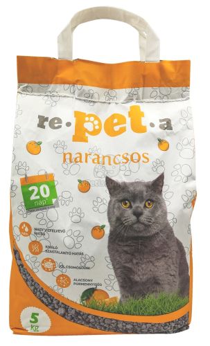 Repeta bentonit alapú narancsos macskaalom  5 kg