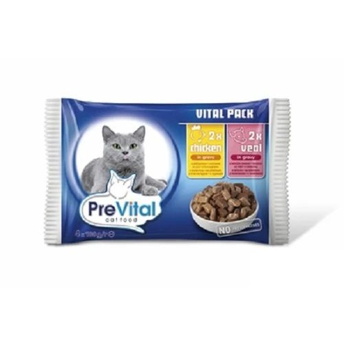 PreVital alutasakos eledel csirkével, borjúval 4 x  100 g