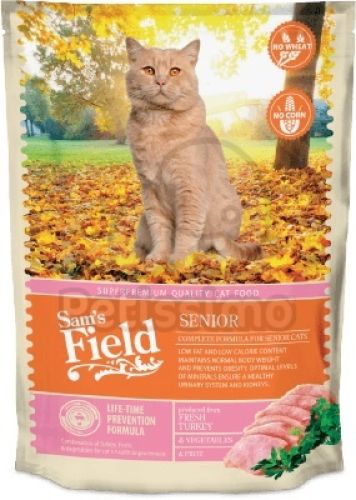 Sam's Field Senior macskaeledel  7.5 kg