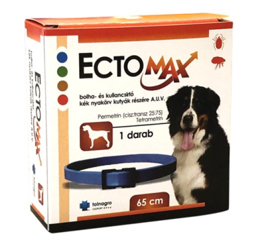 Ectomax bolha- és kullancsirtó nyakörv kutyák részére  1 db