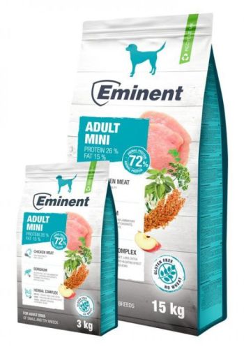 Eminent Adult Mini 26/15 száraz kutyatáp  3 kg