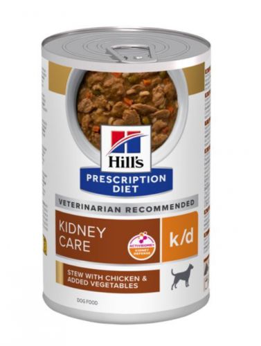 Hill's Prescription Diet k/d Kidney Care Chicken & Vegetable Stew kutyatáp - konzerv  354 g