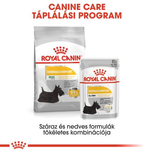 Royal Canin Dermacomfort - alutasakos eledel bőrirritációra hajlamos kutyák részére  85 g