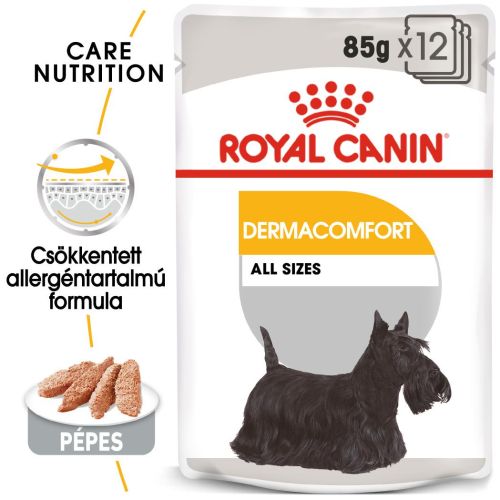 Royal Canin Dermacomfort - alutasakos eledel bőrirritációra hajlamos kutyák részére  85 g