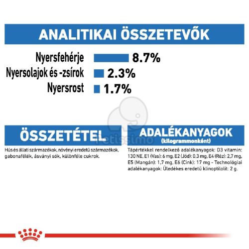 Royal Canin Light Weight Care - alutasakos eledel hízásra hajlamos kutyák részére  85 g