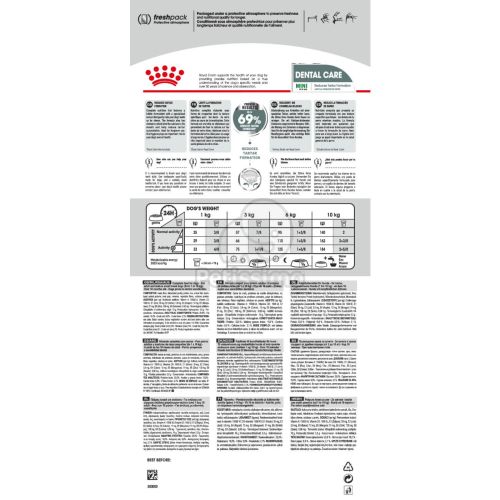 Royal Canin Mini Dental Care - száraz táp fogproblémákra hajlamos, kistestű felnőtt kutyák részére  8 kg