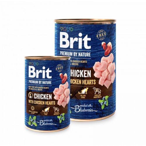 Brit Premium by Nature Adult Chicken with Hearts  800 g