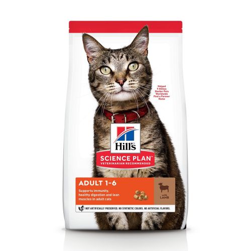 Hill's Science Plan Adult száraz macskatáp, bárány  10 kg