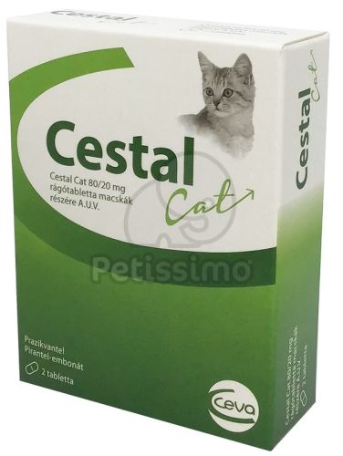 CESTAL CAT RÁGÓTABLETTA  2 tabletta