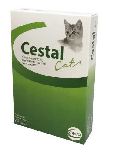 CESTAL CAT RÁGÓTABLETTA 8 tabletta