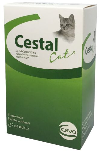 CESTAL CAT RÁGÓTABLETTA 48 tabletta