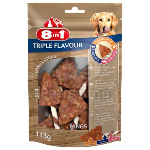 8 in 1 Triple Flavour Wings  113 g
