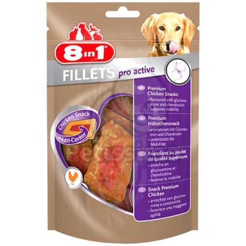 8 in 1 Fillets Pro Active - jutalomfalat  80 g