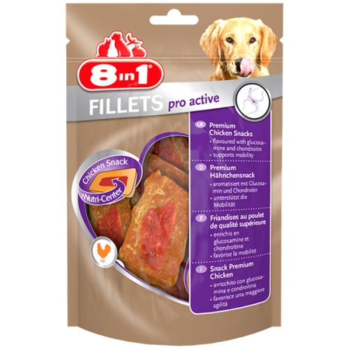 8 in 1 Fillets Pro Active - jutalomfalat  80 g