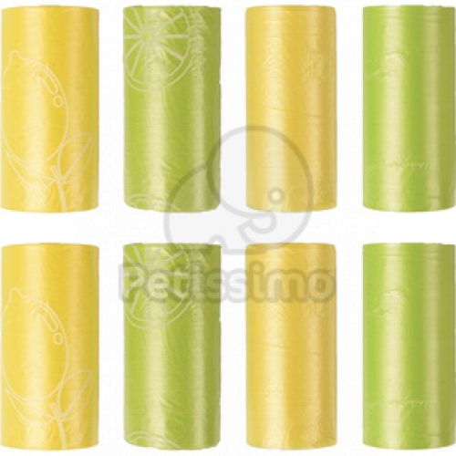 Flamingo kutyagumigyűjtő zacskó - lemon 8 x  15 db