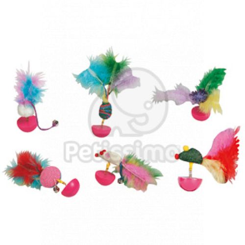 Flamingo tollas macskajáték  12 cm