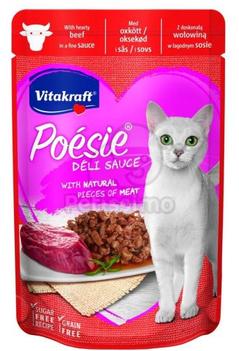 Vitakraft Poésie Déli Sauce macskáknak - marha  85 g