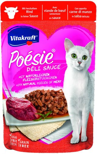 Vitakraft Poésie Déli Sauce macskáknak - marha  85 g