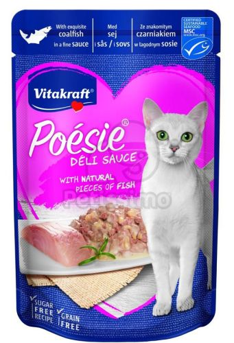 Vitakraft Poésie Déli Sauce macskáknak - fekete tőkehal  85 g
